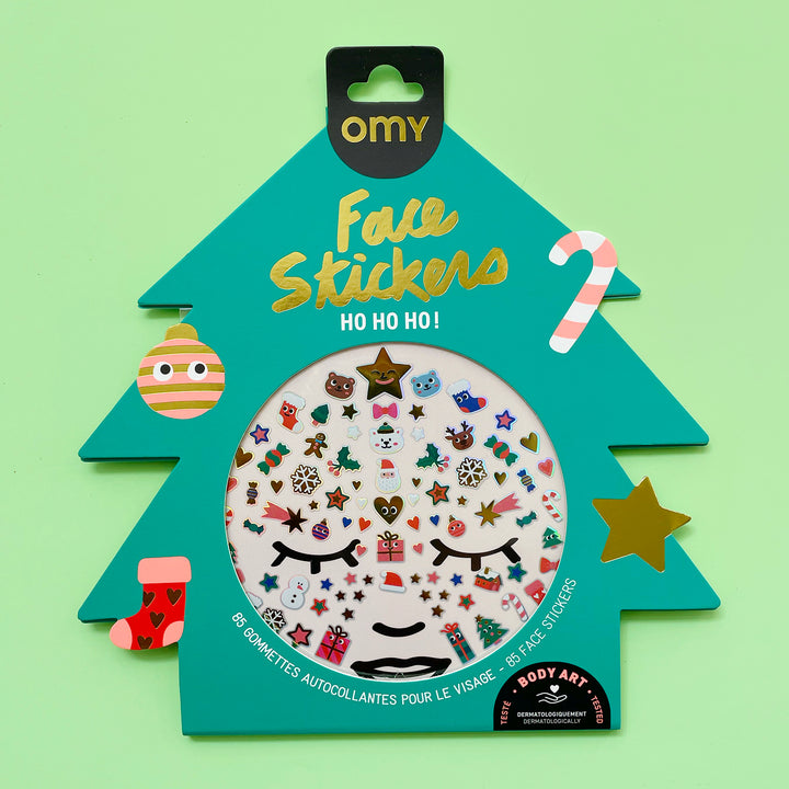 Christmas Face Stickers