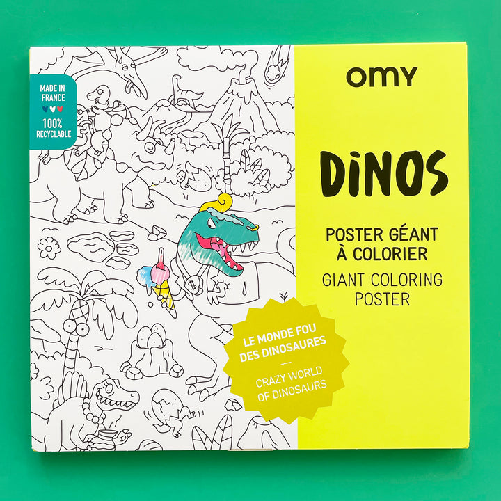 Dinos Giant Coloring Poster