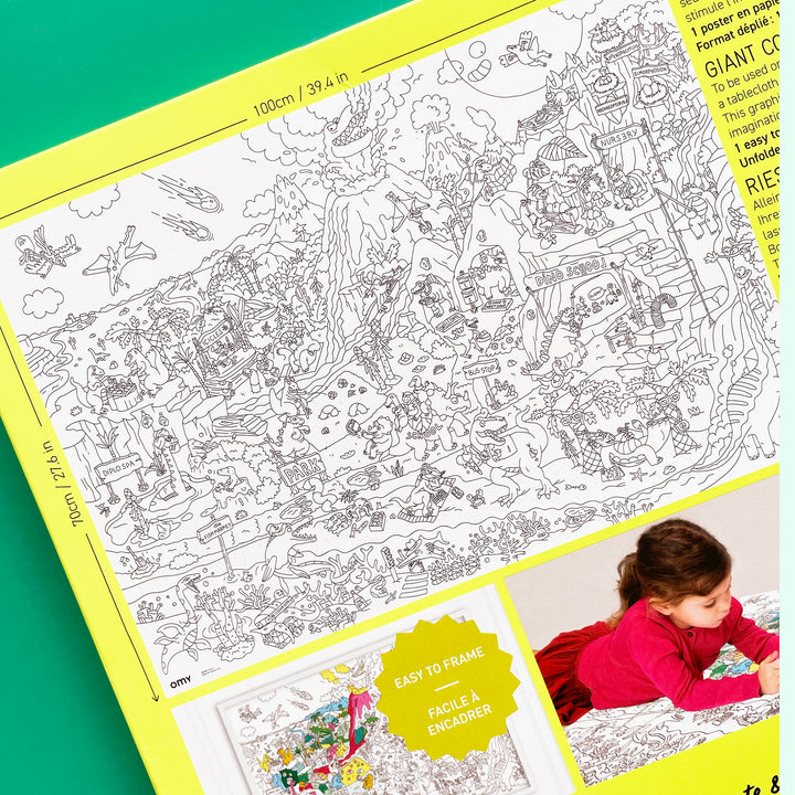 Dinos Giant Coloring Poster