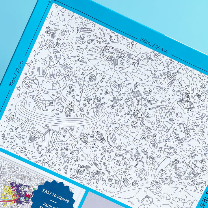 Cosmos Giant Coloring Poster