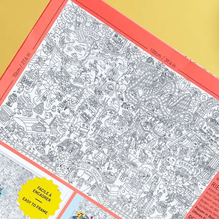 Fun Park Giant Coloring Poster