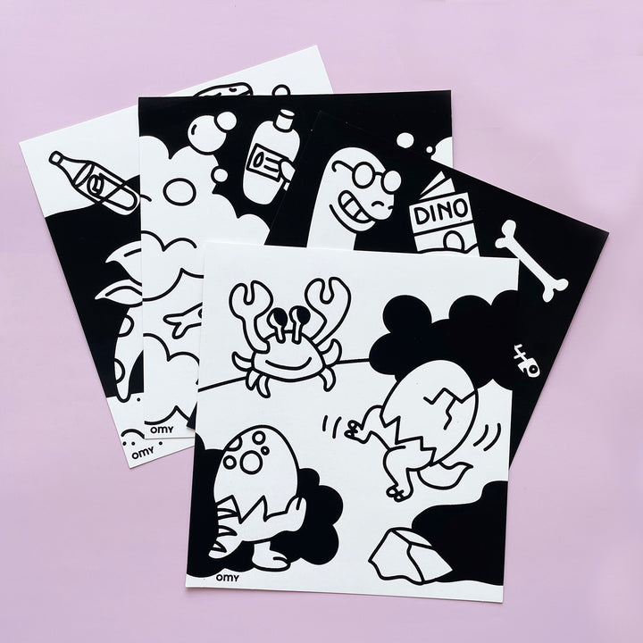 Dinosaur Velvet Coloring