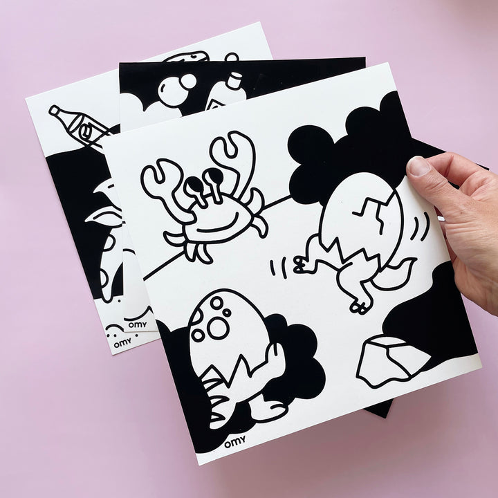 Dinosaur Velvet Coloring