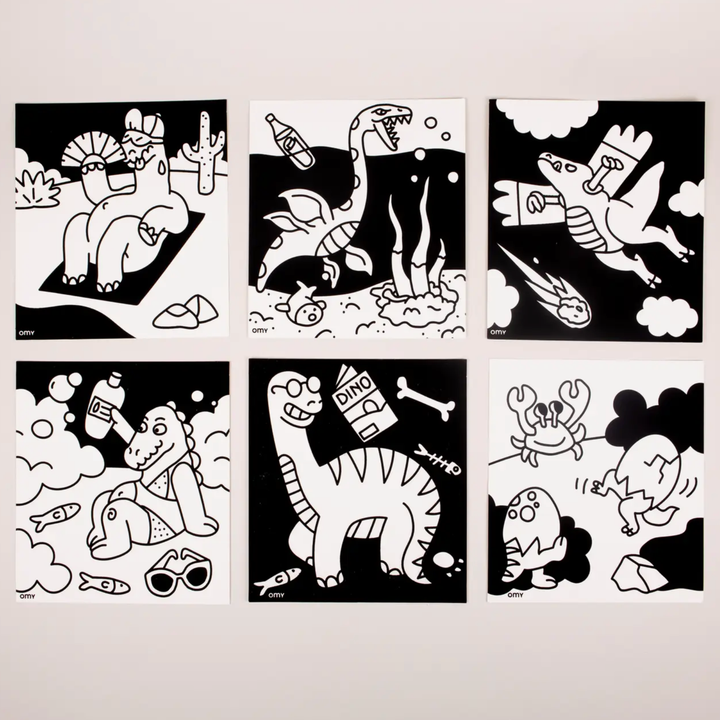 Dinosaur Velvet Coloring