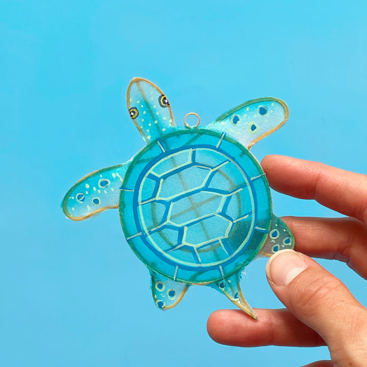 Turtle Ornament and Card