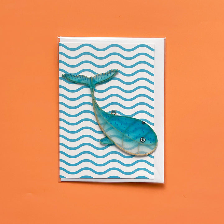 Whale Ornament and Card