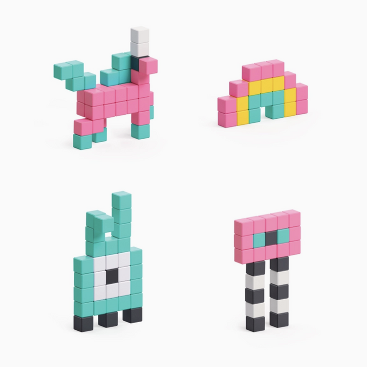 Magnetic Block Set - 200 Pieces