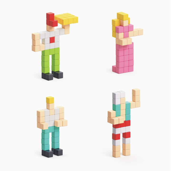 Magnetic Block Set - 200 Pieces