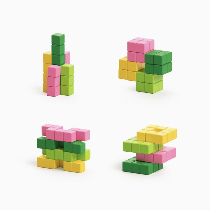 Magnetic Block Set - 60 Pieces