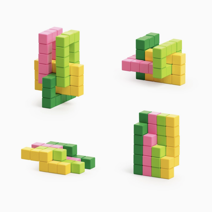 Magnetic Block Set - 60 Pieces