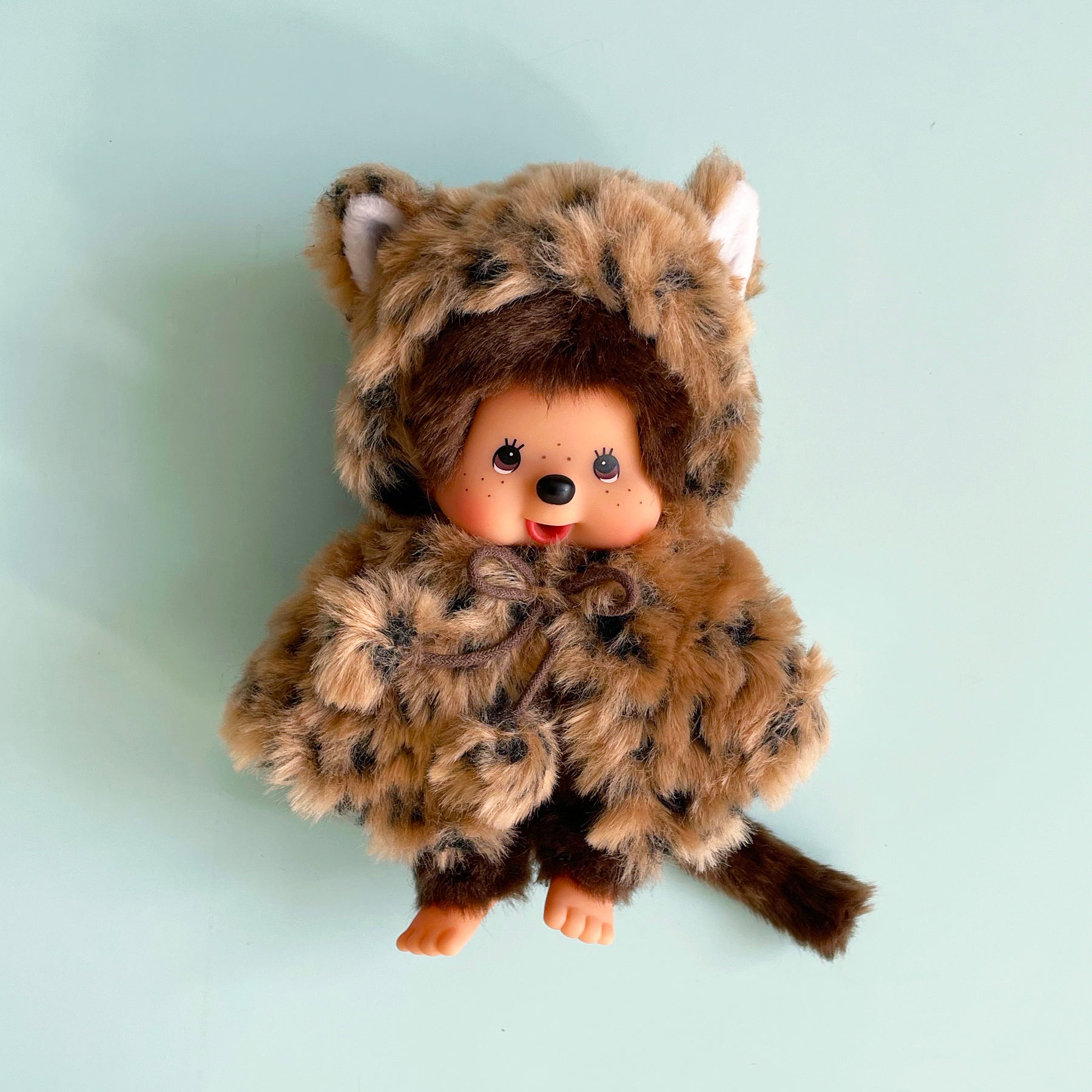 Leopard Hood Monchhichi Doll – Fair Play Projects