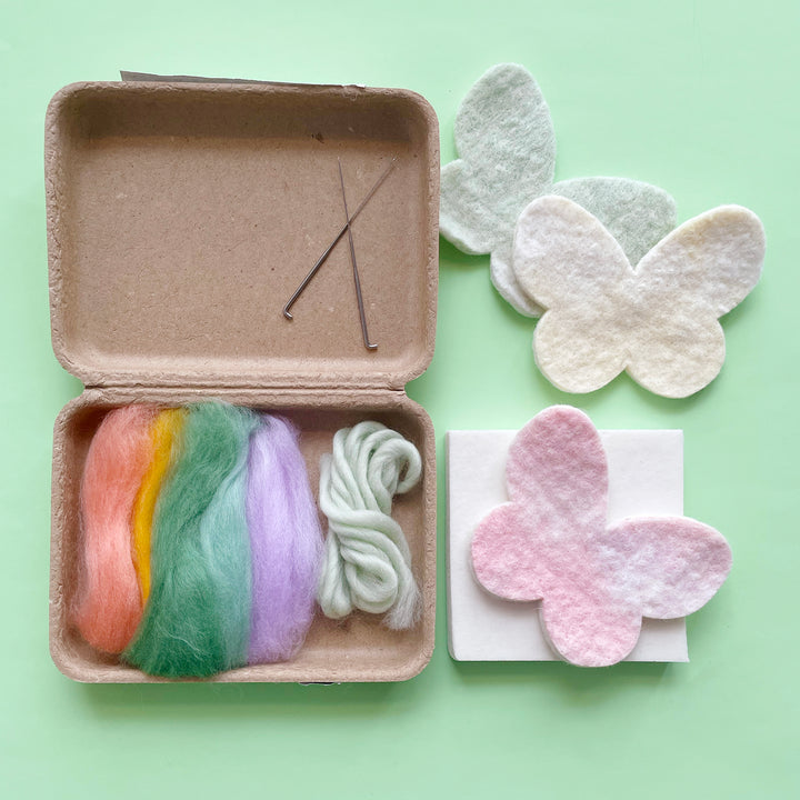 Mini Felt Butterfly Kit