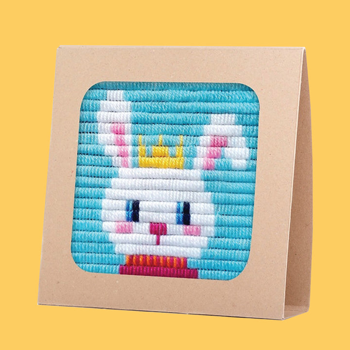 Rabbit King Needlepoint Kit