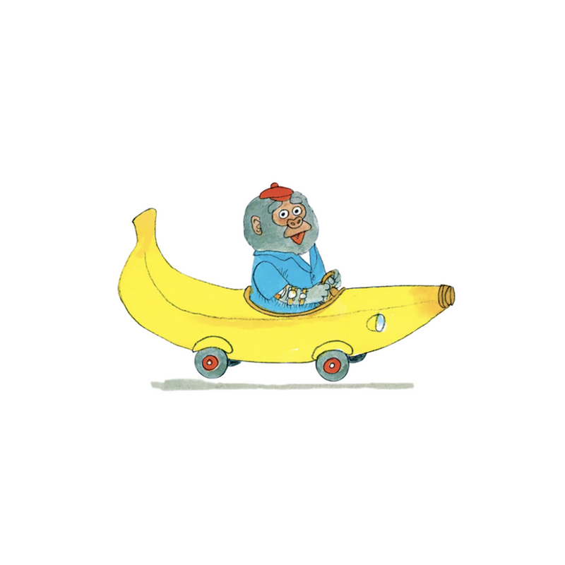 Bananas Gorilla + Car Tattoo