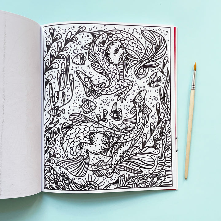 Dragons Magic Painting Book