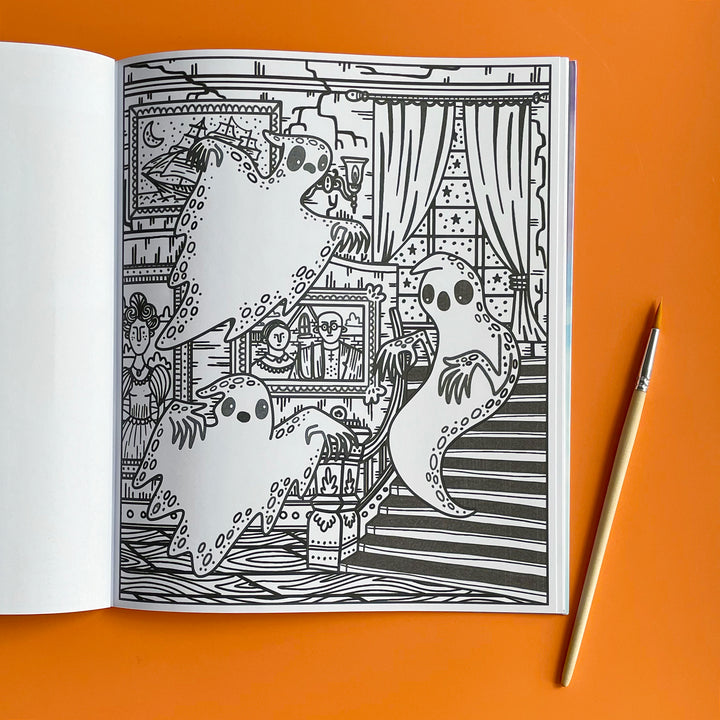 Halloween Magic Painting Book