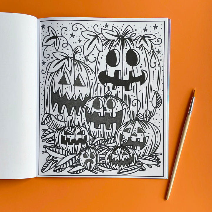 Halloween Magic Painting Book