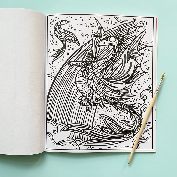 Dragons Magic Painting Book