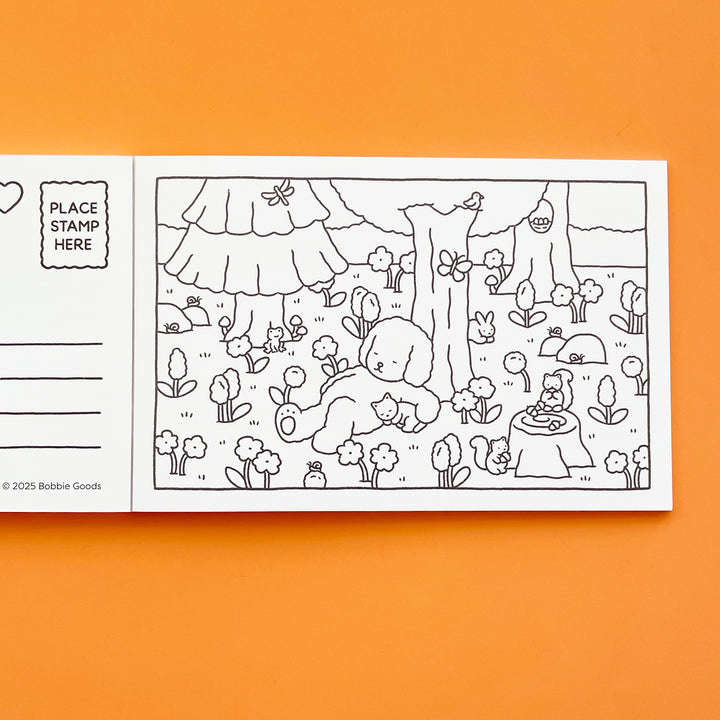 Bobbie Goods Postcard Coloring Book
