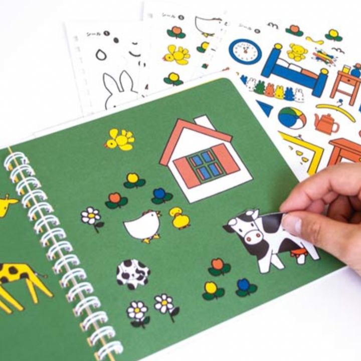 Miffy Stencil, Sticker, Color Activity Book