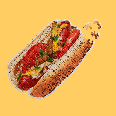 Little Puzzle Thing - Chicago Hot Dog