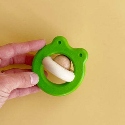Wood Frog Teether and Rattle