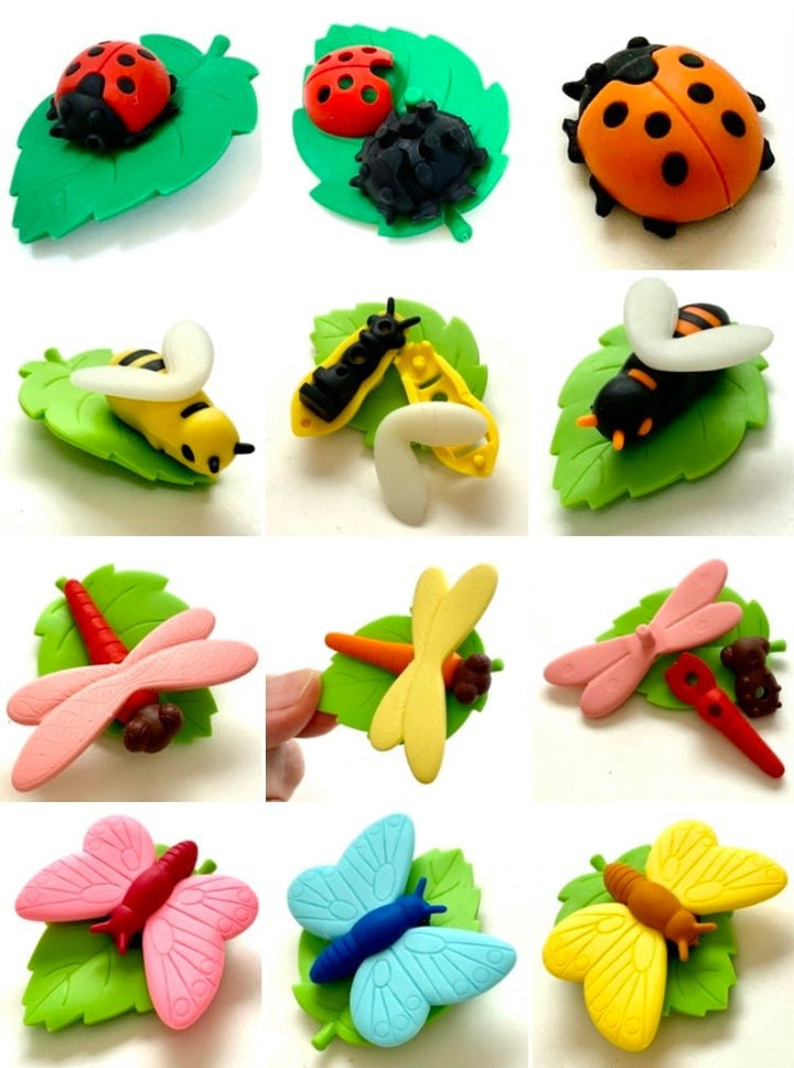 Bug Puzzle Eraser Set