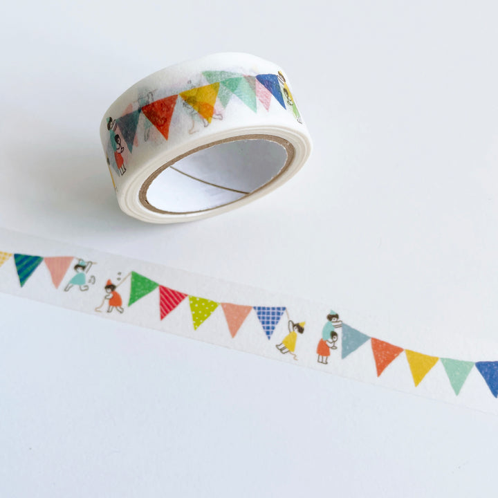 Vintage-Style Illustrated Washi Tape