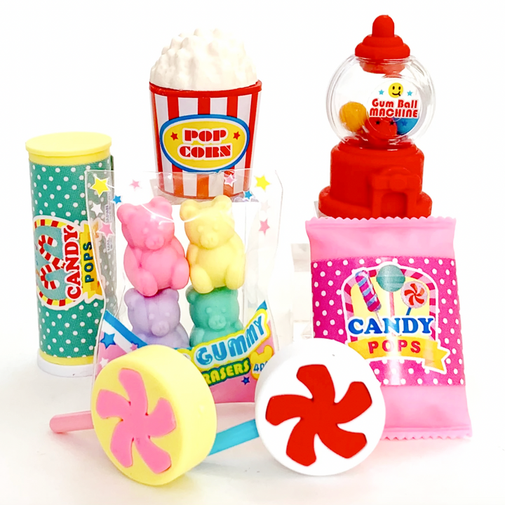 Candy Puzzle Eraser Set