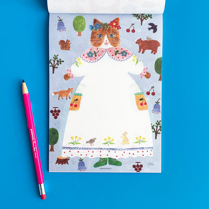 Cat and Onepiece Memo Pad