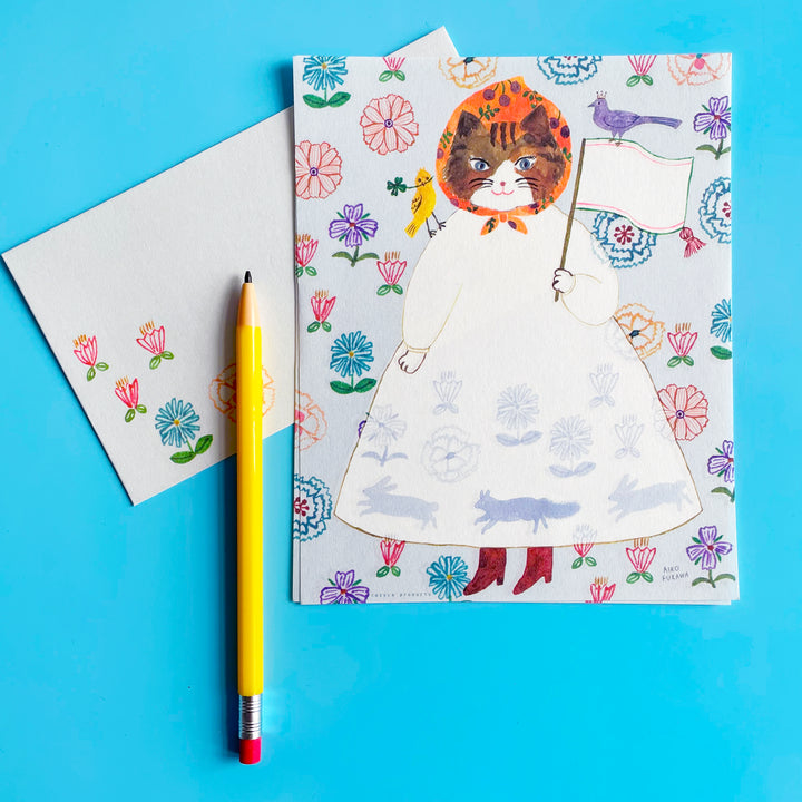 Aiko Fukawa Cat Letter Set