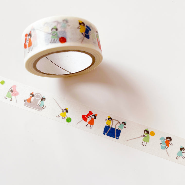 Vintage-Style Illustrated Washi Tape