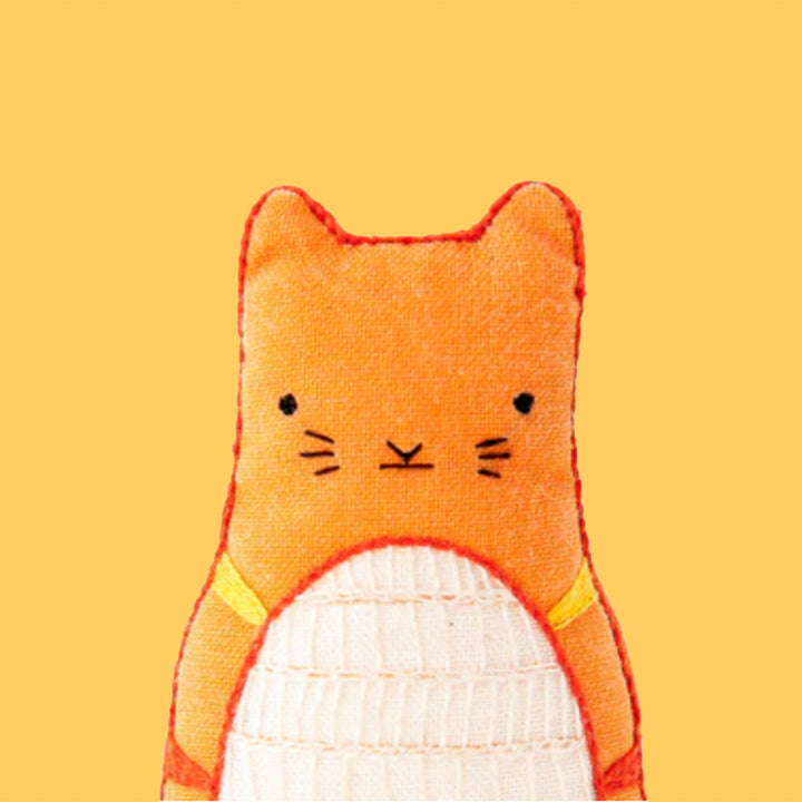 Tabby Cat Embroidery Kit