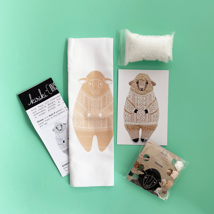 Sheep Embroidery Kit