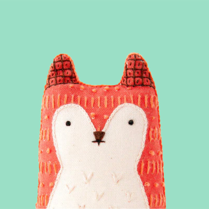 Fox Embroidery Kit
