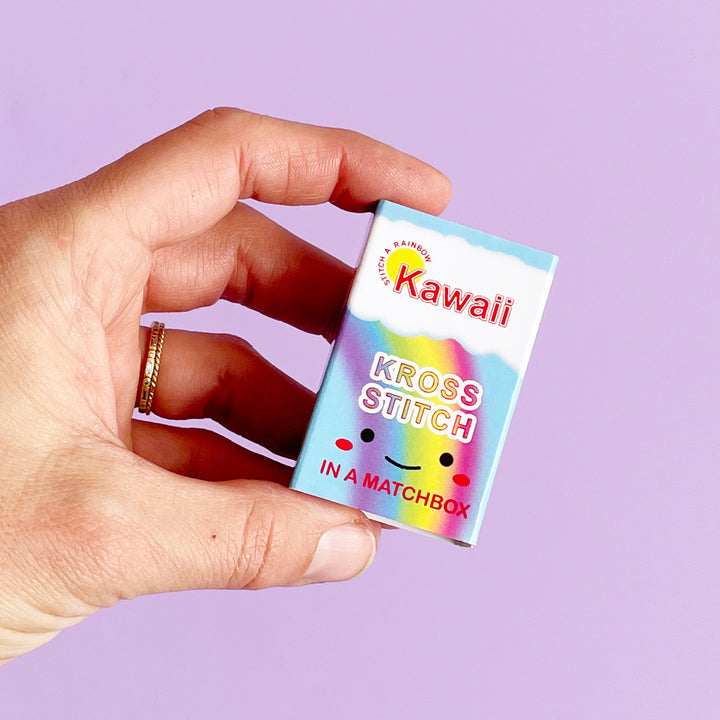 Rainbow Mini Cross Stitch Kit