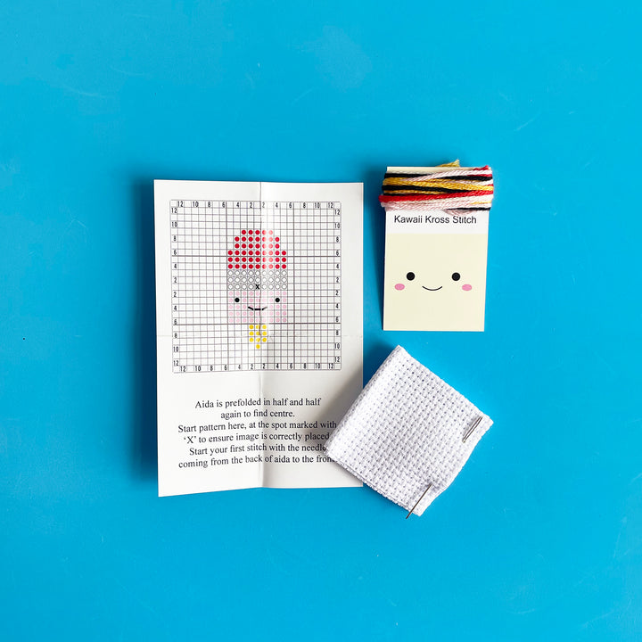 Popsicle Mini Cross Stitch Kit