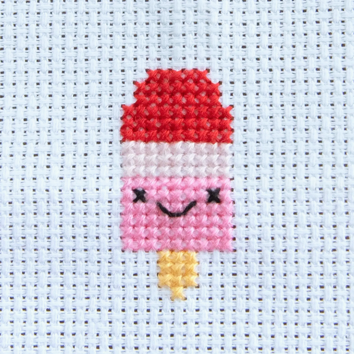 Popsicle Mini Cross Stitch Kit
