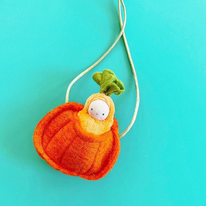 Baby in a Pumpkin Necklace