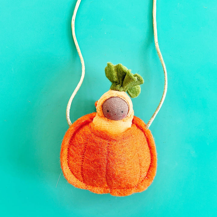 Baby in a Pumpkin Necklace