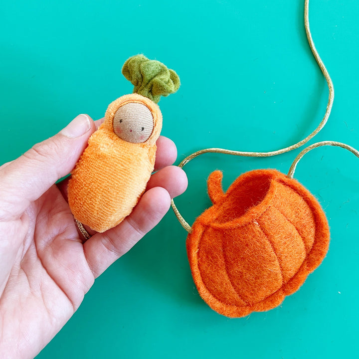 Baby in a Pumpkin Necklace