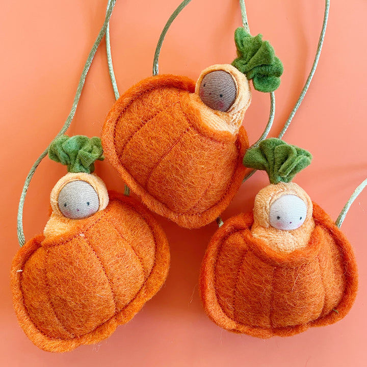 Baby in a Pumpkin Necklace