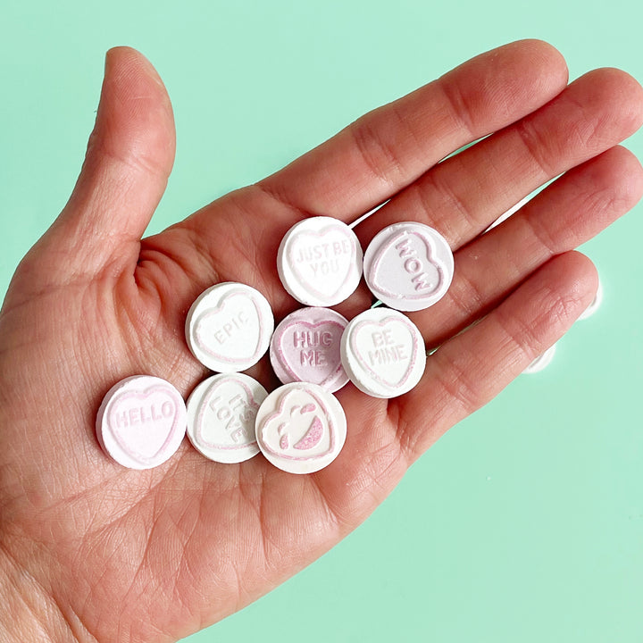 Love Hearts Candy Rolls
