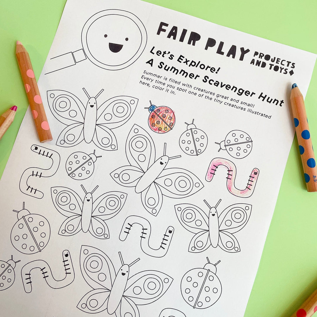 LET'S CREATE: Summer Scavenger Hunt