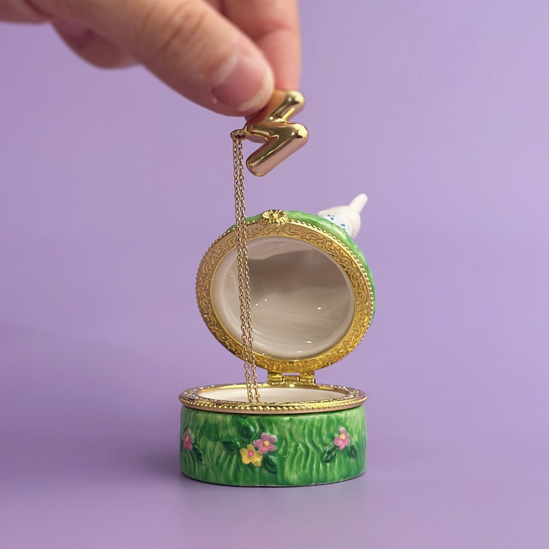 Bunny Picnic Trinket Box
