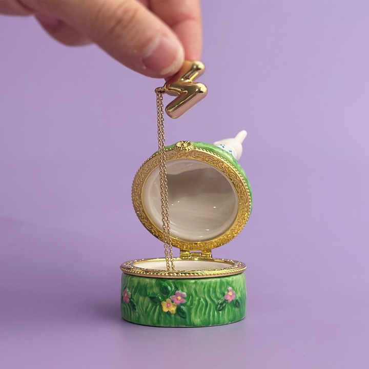 Bunny Picnic Trinket Box