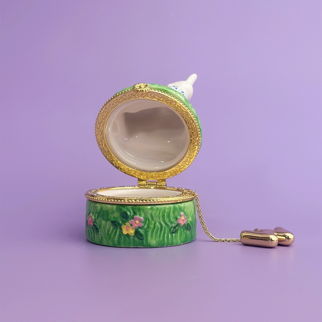 Bunny Picnic Trinket Box