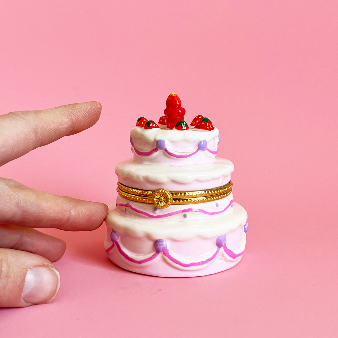 Strawberry Cake Trinket Box