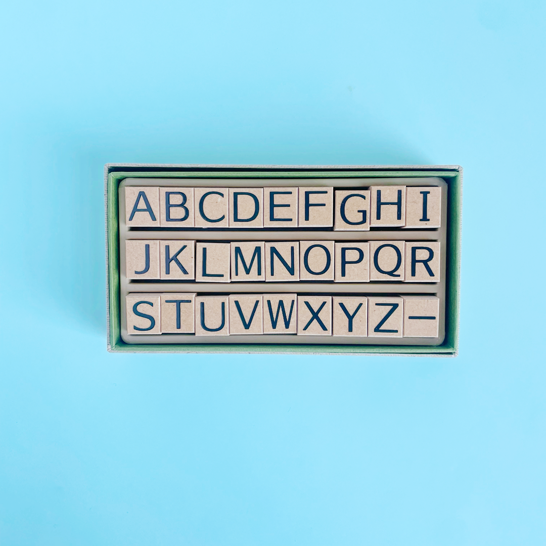 Sans Serif Alphabet Stamps