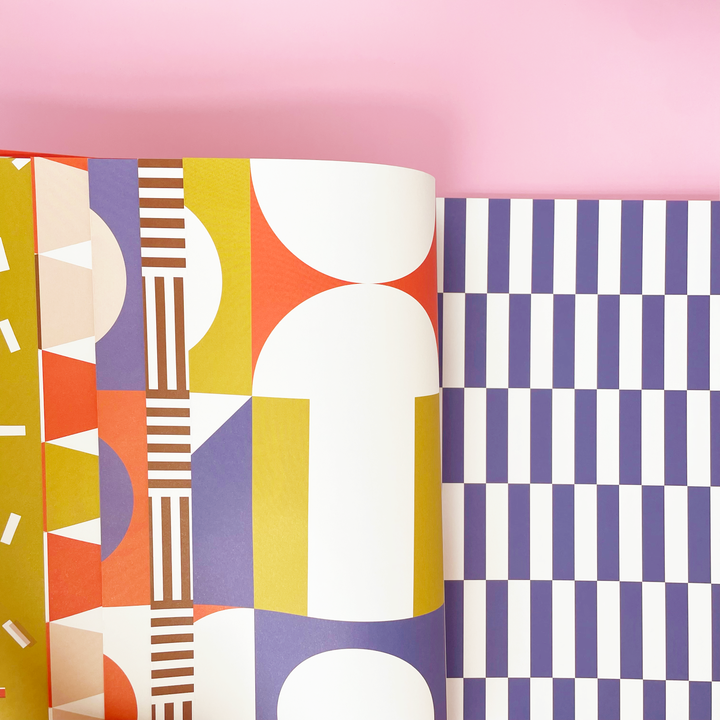 Shapes & Patterns Wrapping Paper Book